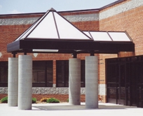 Canopies  Translucent Pyramid and Hip