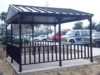 Open-Air Smoking Shelters by Duo-Gard.