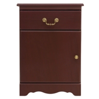 Bedside Cabinet, 1 Drawer and 1 Door CHBS11L
