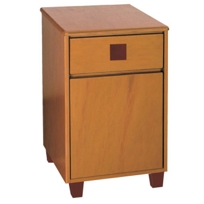 Bedside Cabinet, 1 Drawer and 1 Door MABS11L-P