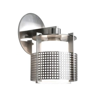 Pool Satin Nickel Single Sconce