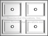 Routed Panel Moulding -  4 panel