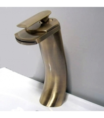 Antique Brass Waterfall Bathroom Faucet 0262B