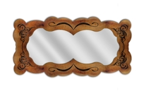 Copper Scroll Mirror 