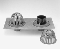 8 SMALL AREA DUAL OVERFLOW - CAST IRON DRAIN RD-260