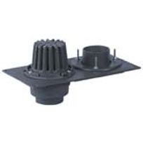 ONE PIECE DUAL OVERFLOW CAST IRON DRAIN RD-250