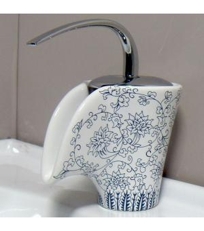 Single Handle Porcelain Bathroom Faucet 0241C
