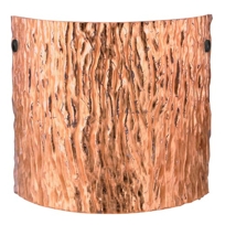Tamburo 11 Stone Copper Foil Black ADA Sconce
