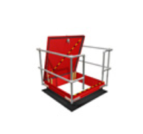 UPRIGHT SAFETY BAR FOR HATCH