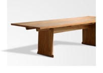 Slab Trestle Table