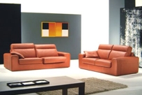 Mikonos Leather Sliding Sofa