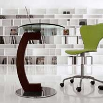 Kirk Stylish Glass Bistro Table