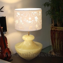 green onyx reading lamp