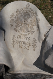 1853 antique europeon throw