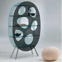 Lotus Oval Display Unit by Tonelli