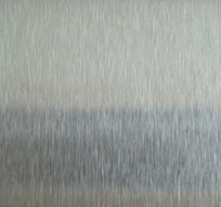 Satin stainless steel sheet