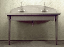 Arch Back Sink with Legs 2