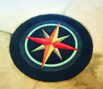 Compass Rose Floor Inlay