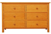 Hosta Designer 6 Drawer Dresser