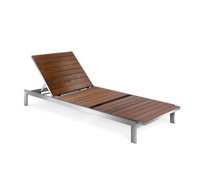 Case Study Stainless Chaise - Wood