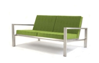 Case Study Stainless Loveseat