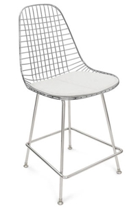 H Base 25" Counter Stool Wire Chair