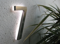 Metal House Numbers - Outdoor LED Numbers 5"