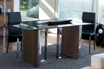 Free Fixed Glass Dining Table