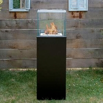 Bio-Blaze Column Fireplace, Black