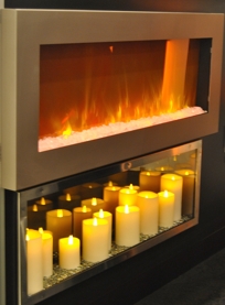 The Fiamma Sogno Electric Decorative Fireplace MADE IN CT