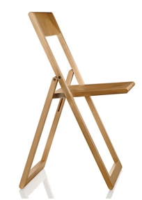 Aviva Modern Wood Folding Chair