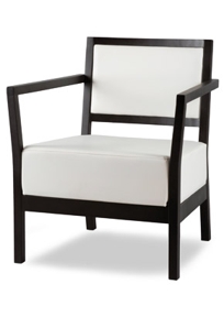B Modern Wood Lounge Chair