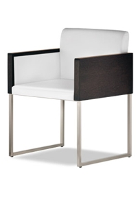 Box Modern Wood Arm Chair