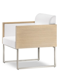 Box Modern Wood Lounge Chair