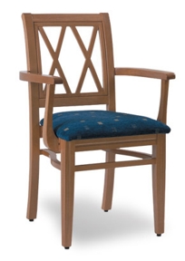 Cliff Diamond Cafe/Restaurant Wood Arm Chair