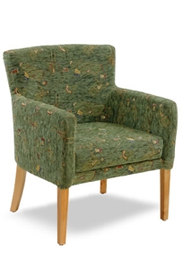 Comb Upholstered Arm Chair