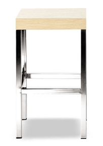 Cube Natural Cafe/Restaurant Counter Stool
