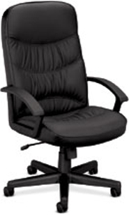 Leather High-back Chair