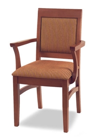 Ferrari Wood Dining Arm Chair