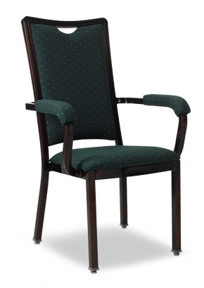 Flatiron Banquet Stack Arm Chair