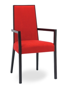 France Upholstered Restaurant Arm Chair