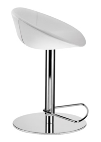 Gliss Hi Lift Soft Modern Upholstered Bar Stool