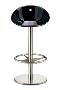 Gliss Hi Swiv See Modern Swivel Bar Stool