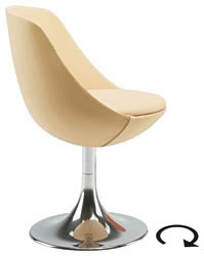 #166SWIVA SWIVEL SIDE CHAIR