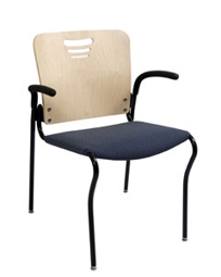Onza wood back with armrest 50