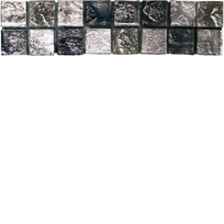 VG103 Silver Leaf / Crystal Green / Mica Mosaic Liner Bar
