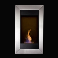 Bio-Blaze Square Fireplace, Vertical