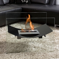 Bio-Blaze Veniz Fireplace, Black