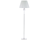 TORCH FLOOR LAMP-White lampshade
