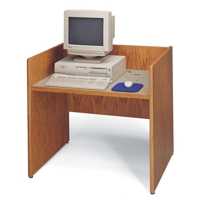 30"D SINGLE-FACED TECHNOLOGY CARRELS